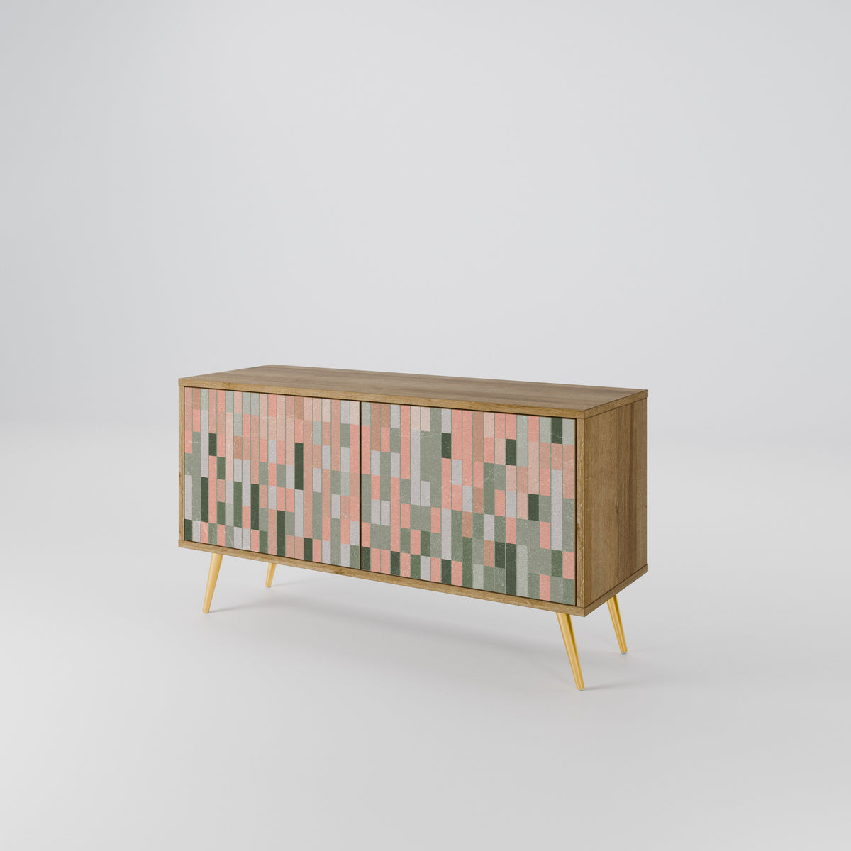 BUILDING THE FUTURE Compact 2-Door TV Cabinet
