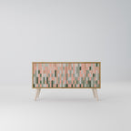 BUILDING THE FUTURE Compact 2-Door TV Cabinet