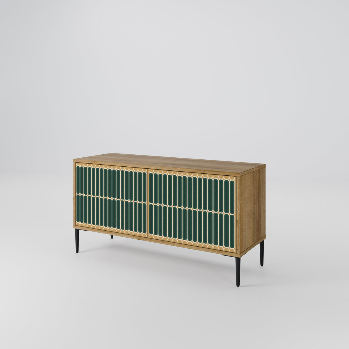 ILUSION GATE Compact 2-Door TV Cabinet