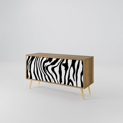 SPLENDID ZEBRA Συμπαγές έπιπλο τηλεόρασης 2-θυρών