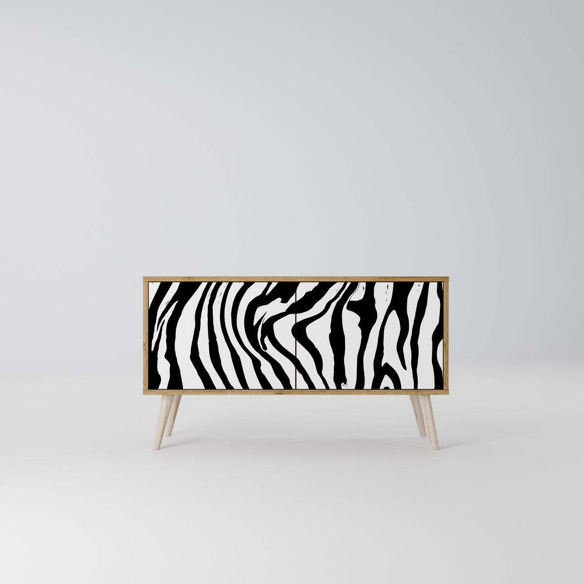 SPLENDID ZEBRA Συμπαγές έπιπλο τηλεόρασης 2-θυρών