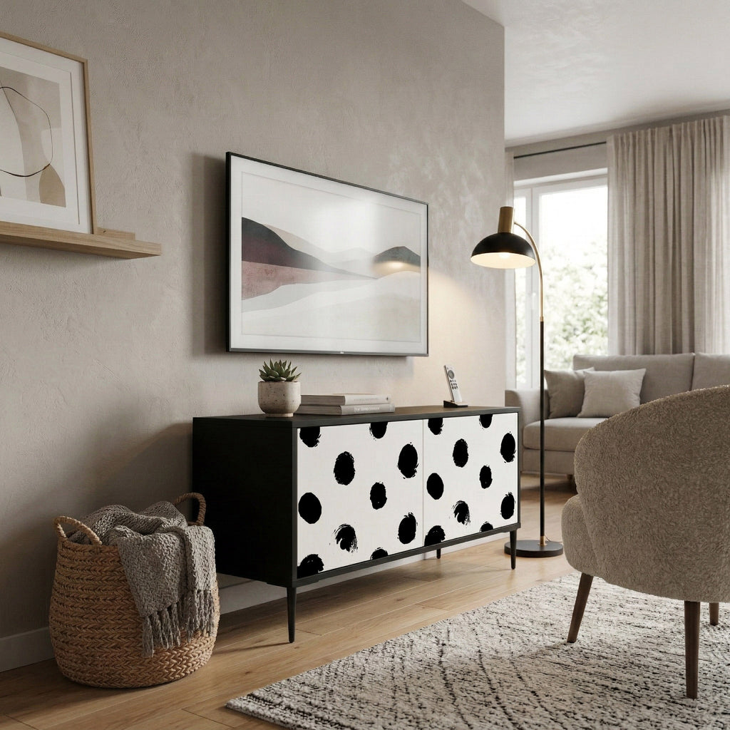 SLIPPING MINUTES Συμπαγές έπιπλο τηλεόρασης 2-θυρών