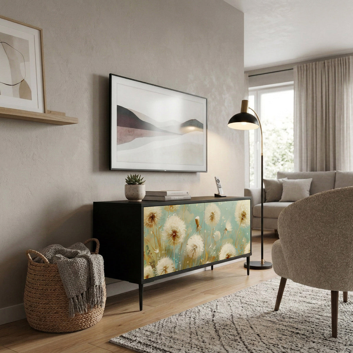 DREAMY MEADOW Συμπαγές έπιπλο τηλεόρασης 2-θυρών