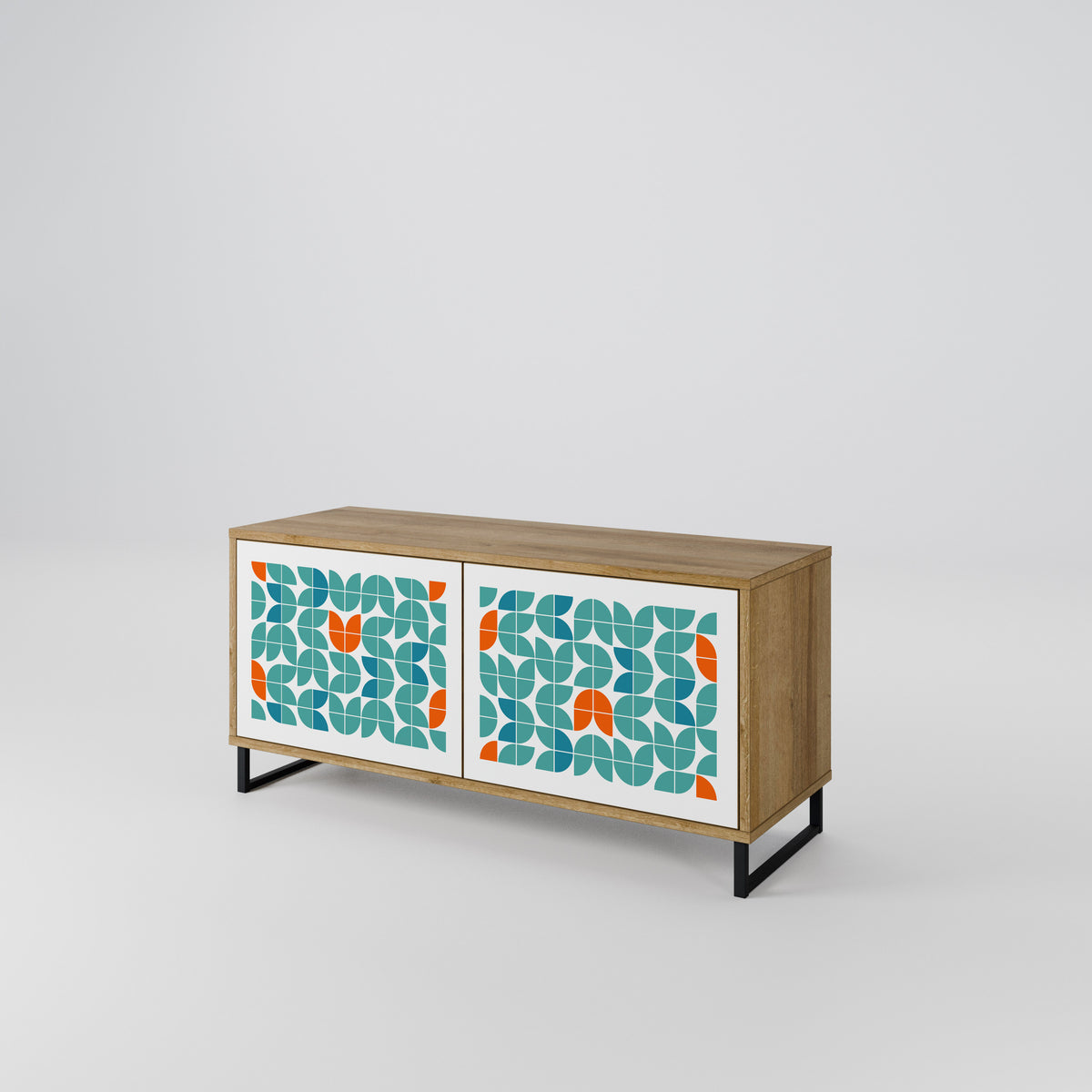 BE THE CHANGE Συμπαγές έπιπλο τηλεόρασης 2-θυρών