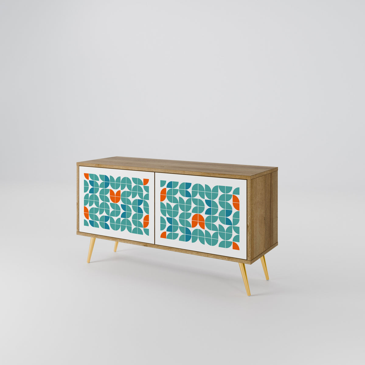 BE THE CHANGE Συμπαγές έπιπλο τηλεόρασης 2-θυρών