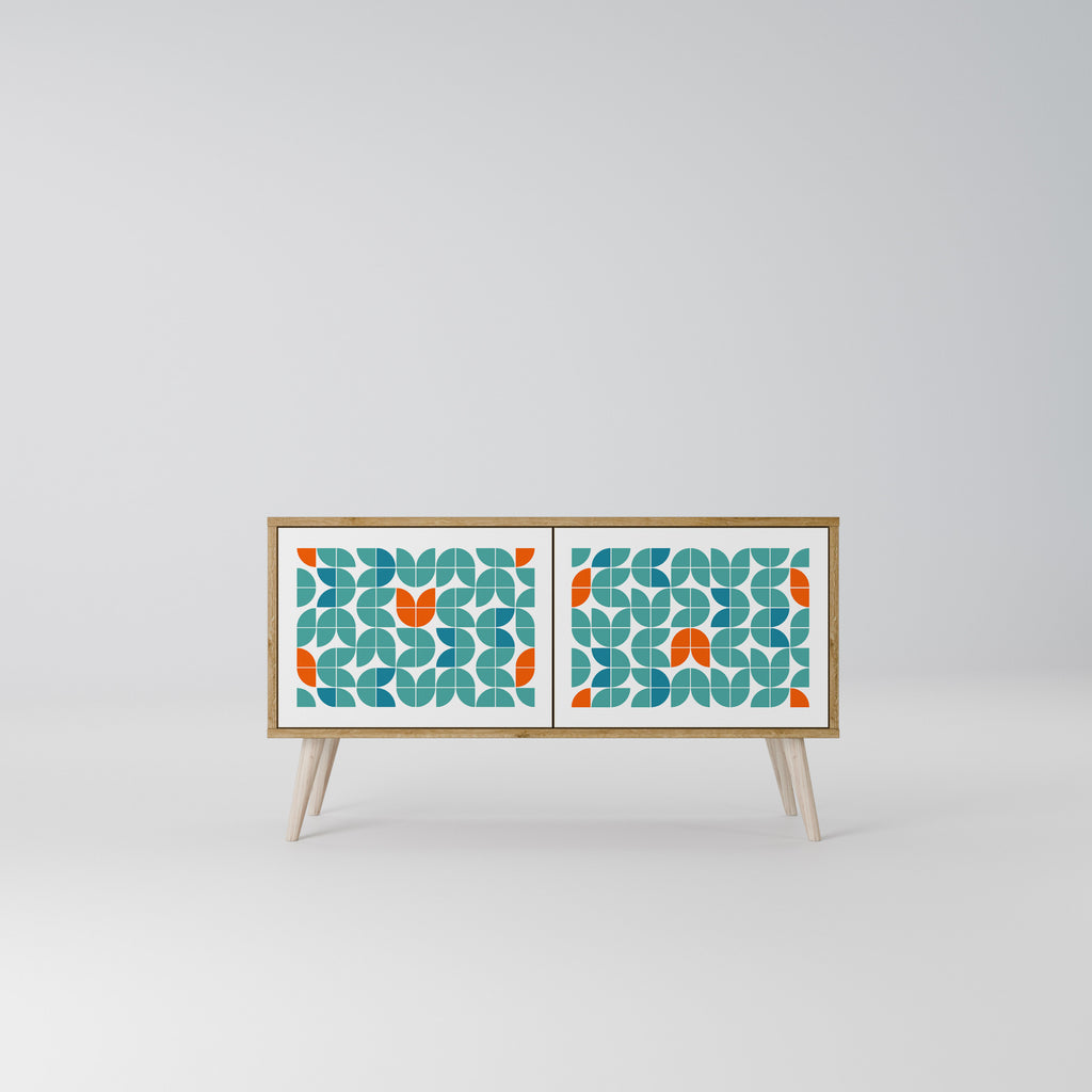 BE THE CHANGE Συμπαγές έπιπλο τηλεόρασης 2-θυρών