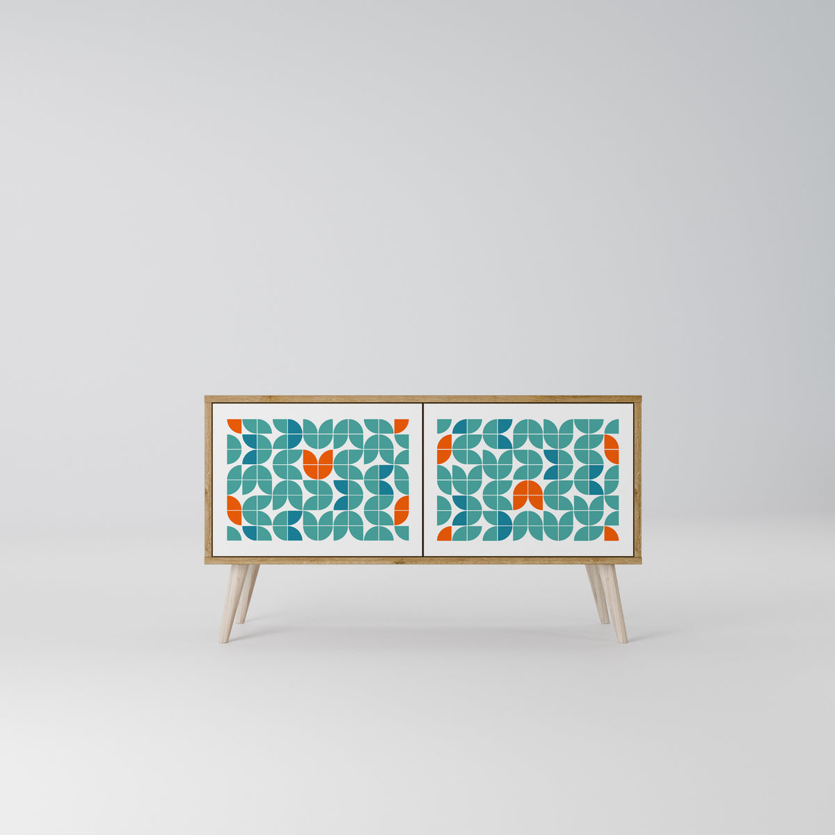 BE THE CHANGE Συμπαγές έπιπλο τηλεόρασης 2-θυρών