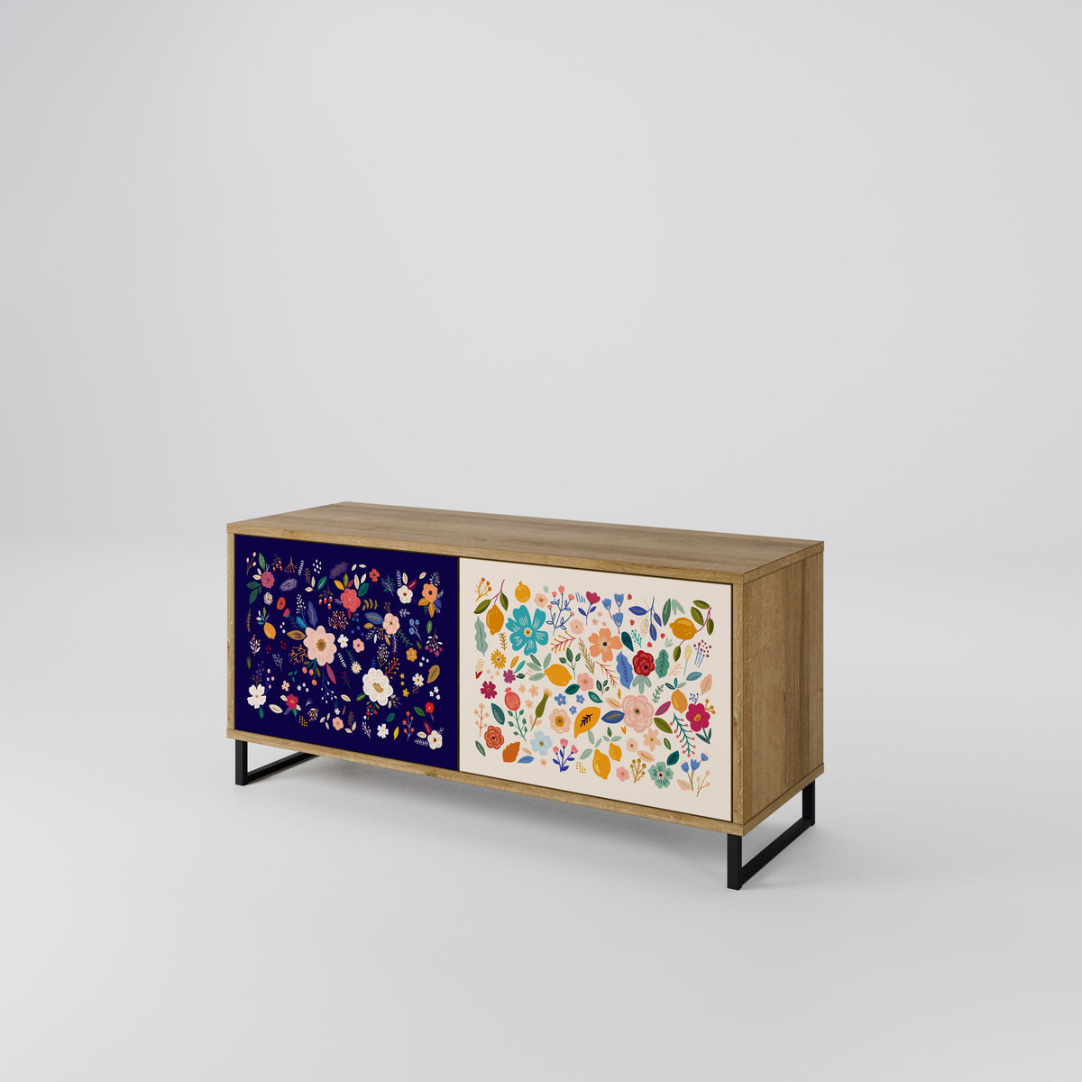 FLORAL COMBINATION Συμπαγές έπιπλο τηλεόρασης 2-θυρών