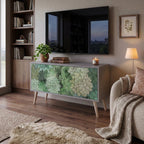SUCCULENT CLUSTER Compact 2-Door TV Cabinet