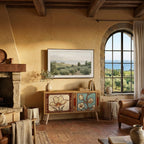 TIMELESS FLORA Συμπαγές έπιπλο τηλεόρασης 2-θυρών