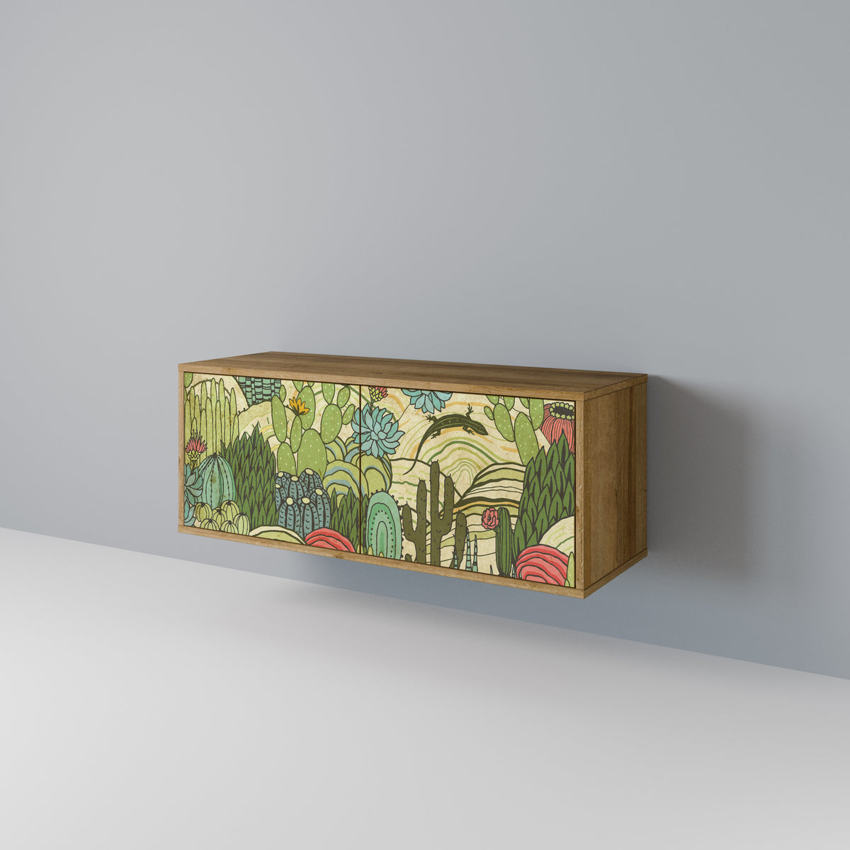 SUCCULENTS KALEIDOSCOPE Συμπαγές έπιπλο τηλεόρασης 2-θυρών