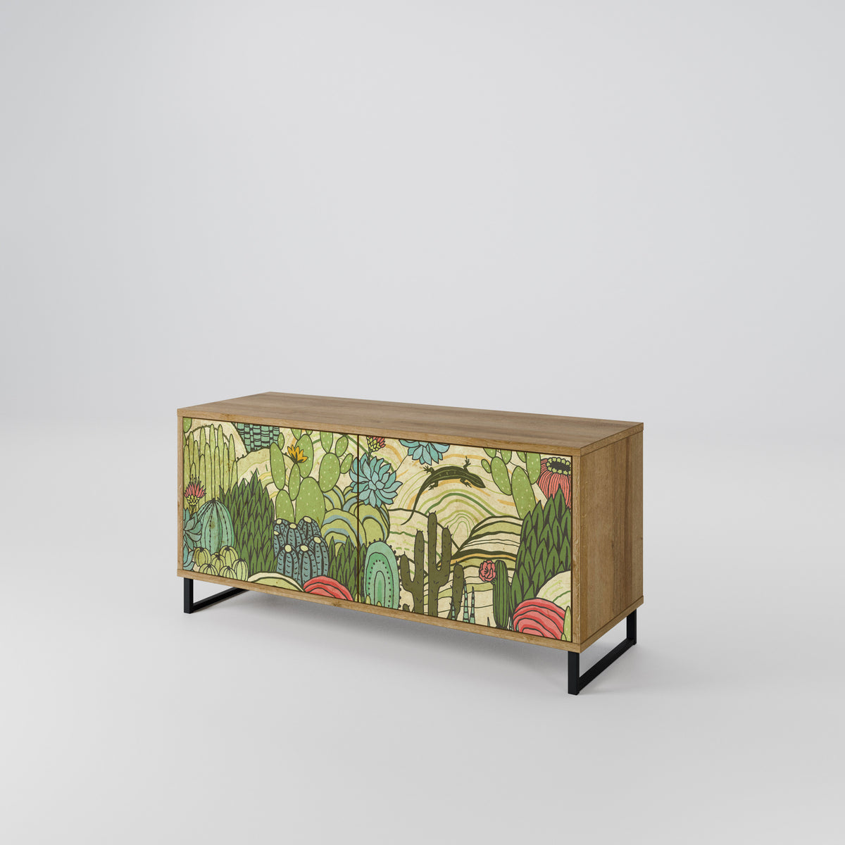 SUCCULENTS KALEIDOSCOPE Συμπαγές έπιπλο τηλεόρασης 2-θυρών