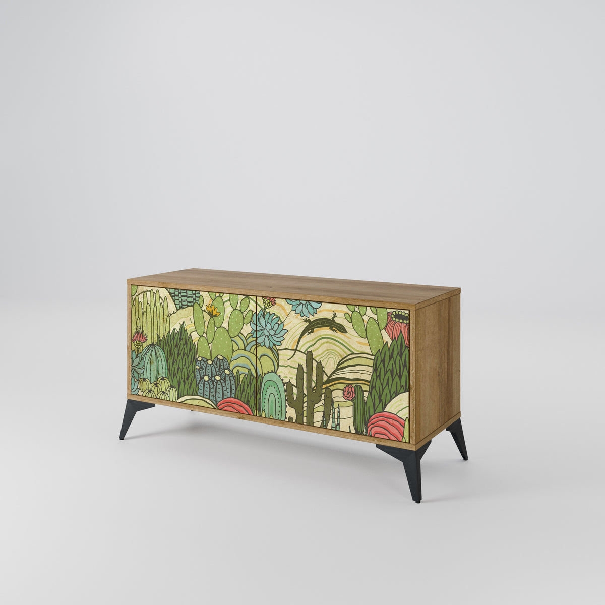 SUCCULENTS KALEIDOSCOPE Συμπαγές έπιπλο τηλεόρασης 2-θυρών