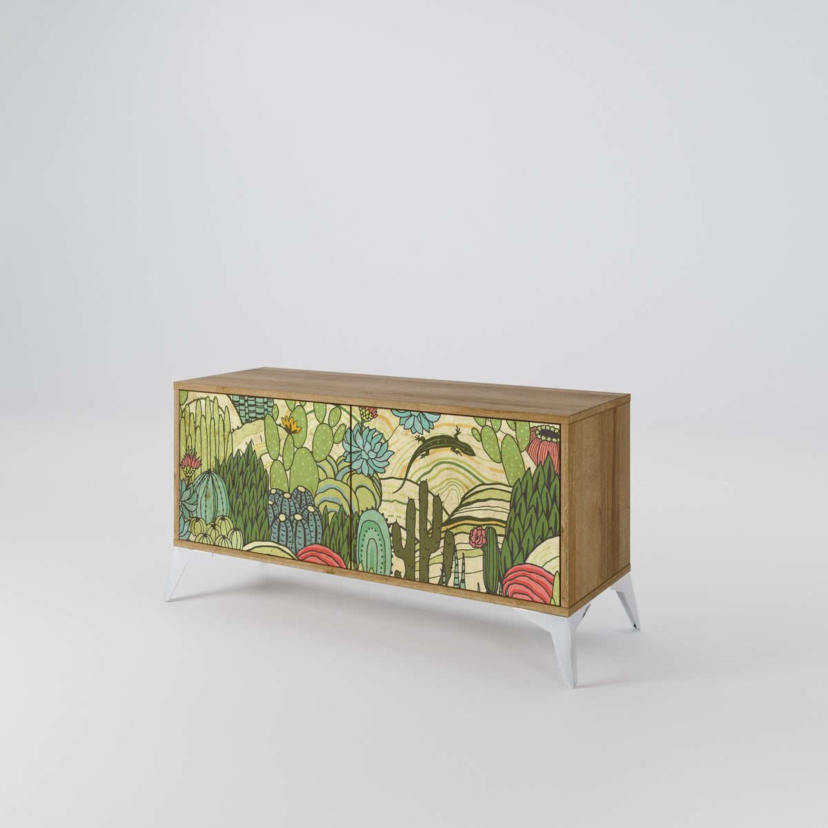 SUCCULENTS KALEIDOSCOPE Συμπαγές έπιπλο τηλεόρασης 2-θυρών