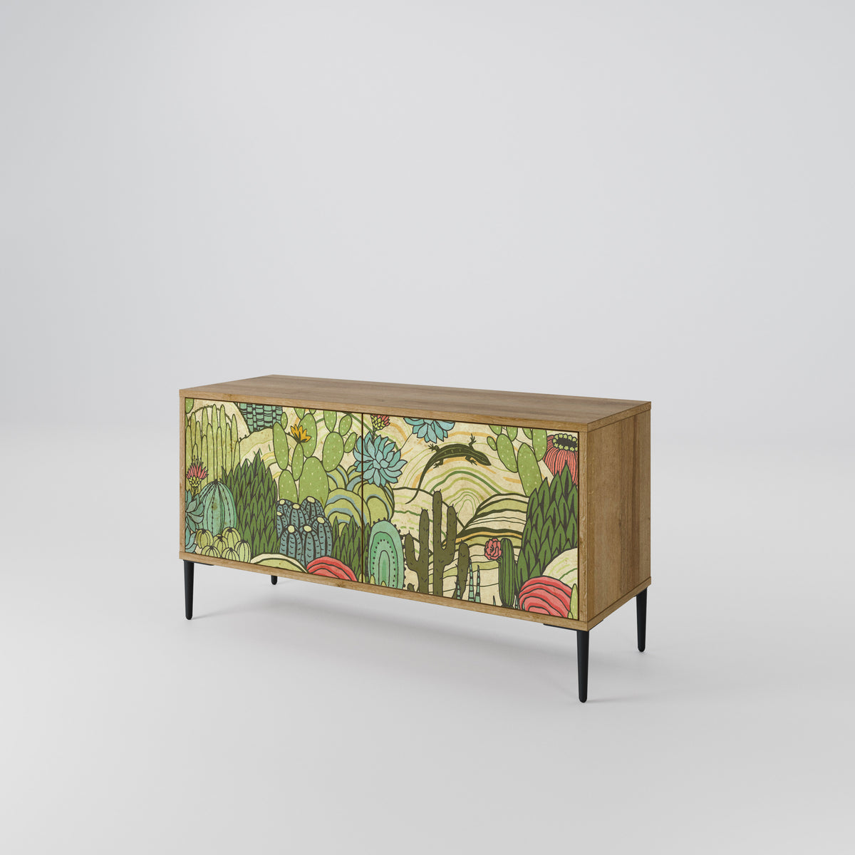 SUCCULENTS KALEIDOSCOPE Συμπαγές έπιπλο τηλεόρασης 2-θυρών