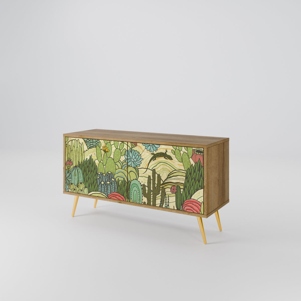 SUCCULENTS KALEIDOSCOPE Συμπαγές έπιπλο τηλεόρασης 2-θυρών