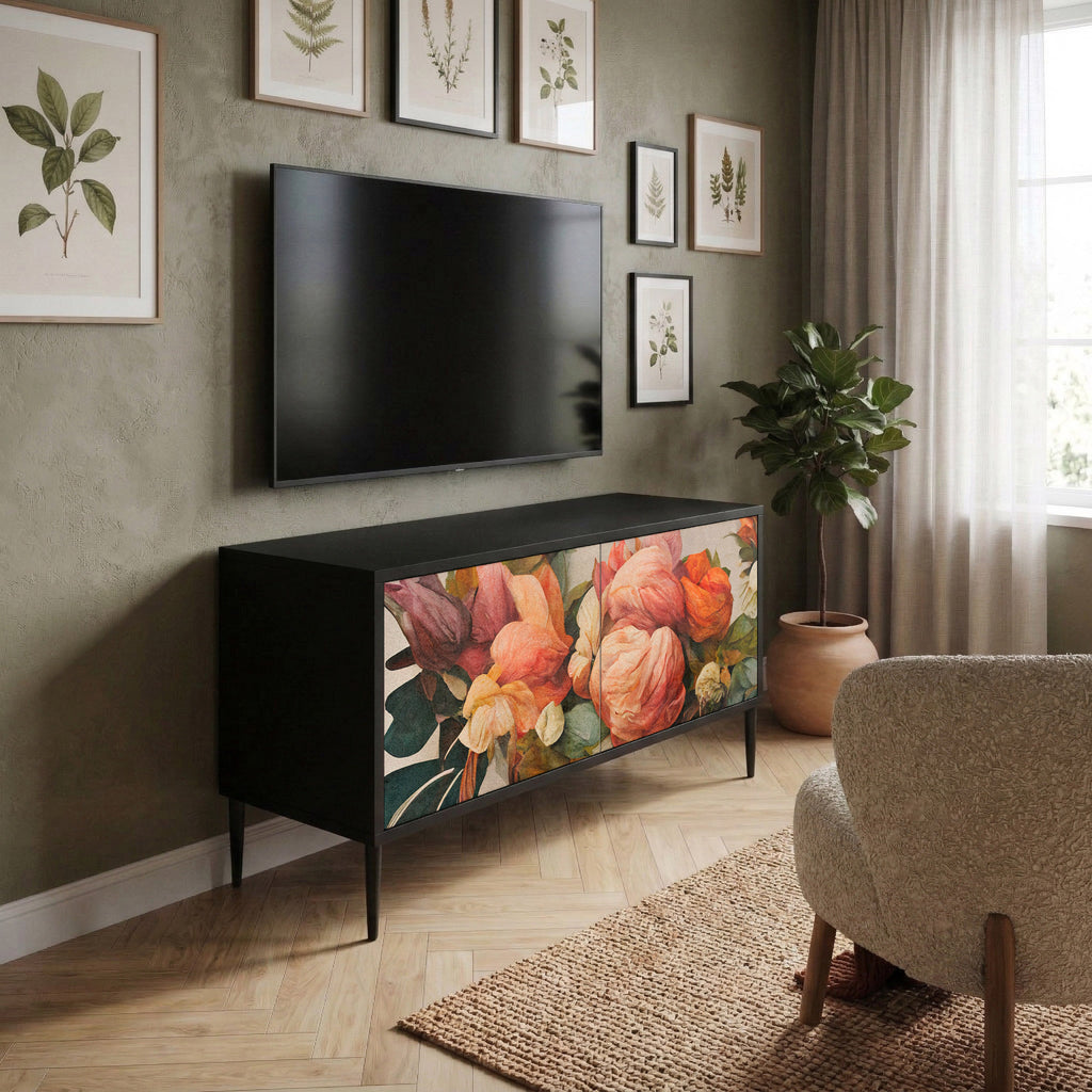 STYLISH BEAUTY Compact 2-Door TV Cabinet