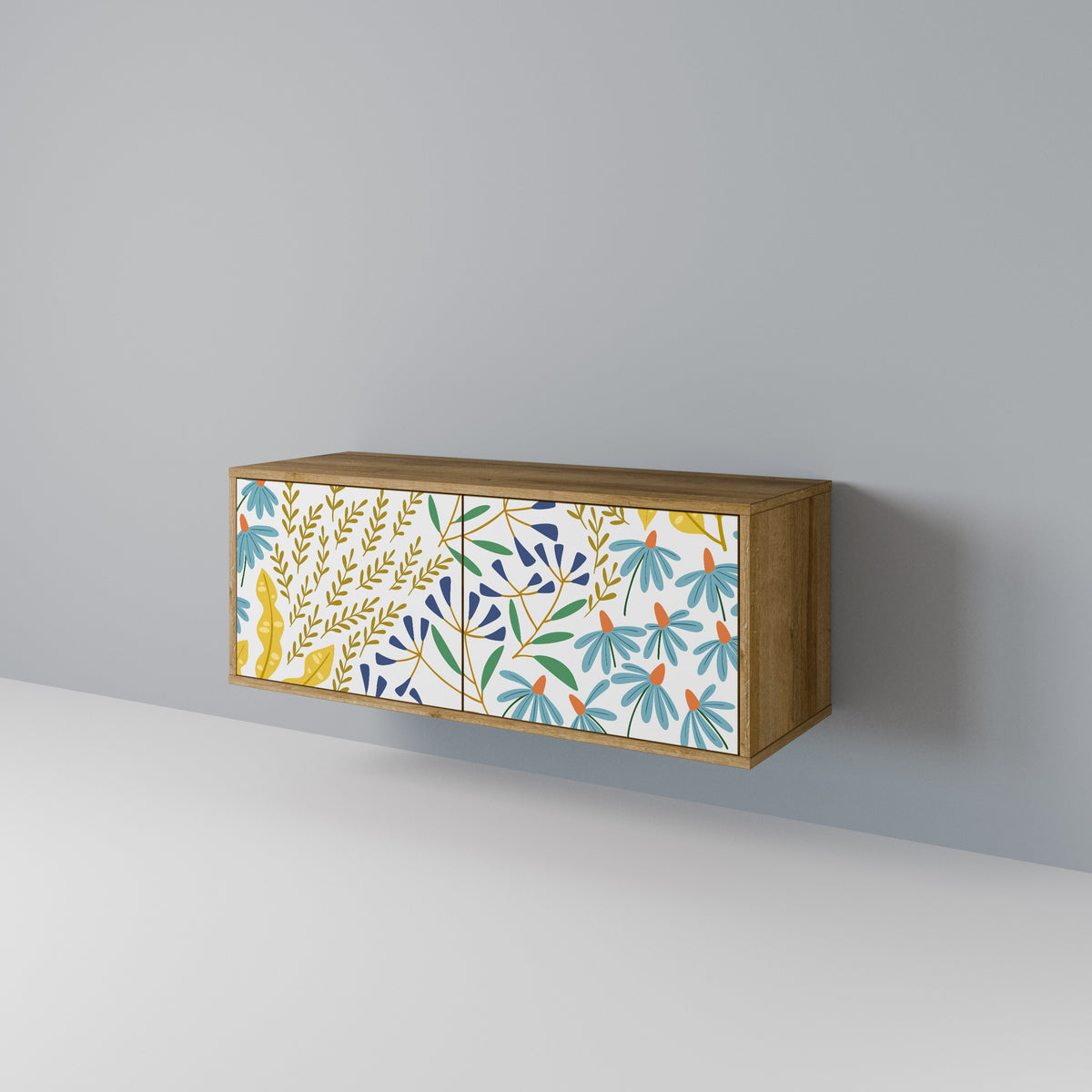 HELLO SPRING Συμπαγές έπιπλο τηλεόρασης 2-θυρών