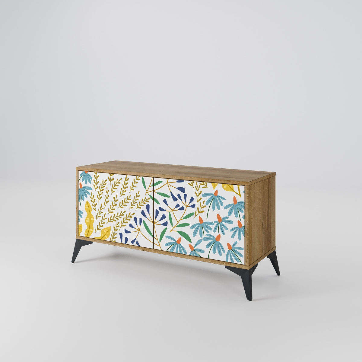 HELLO SPRING Συμπαγές έπιπλο τηλεόρασης 2-θυρών