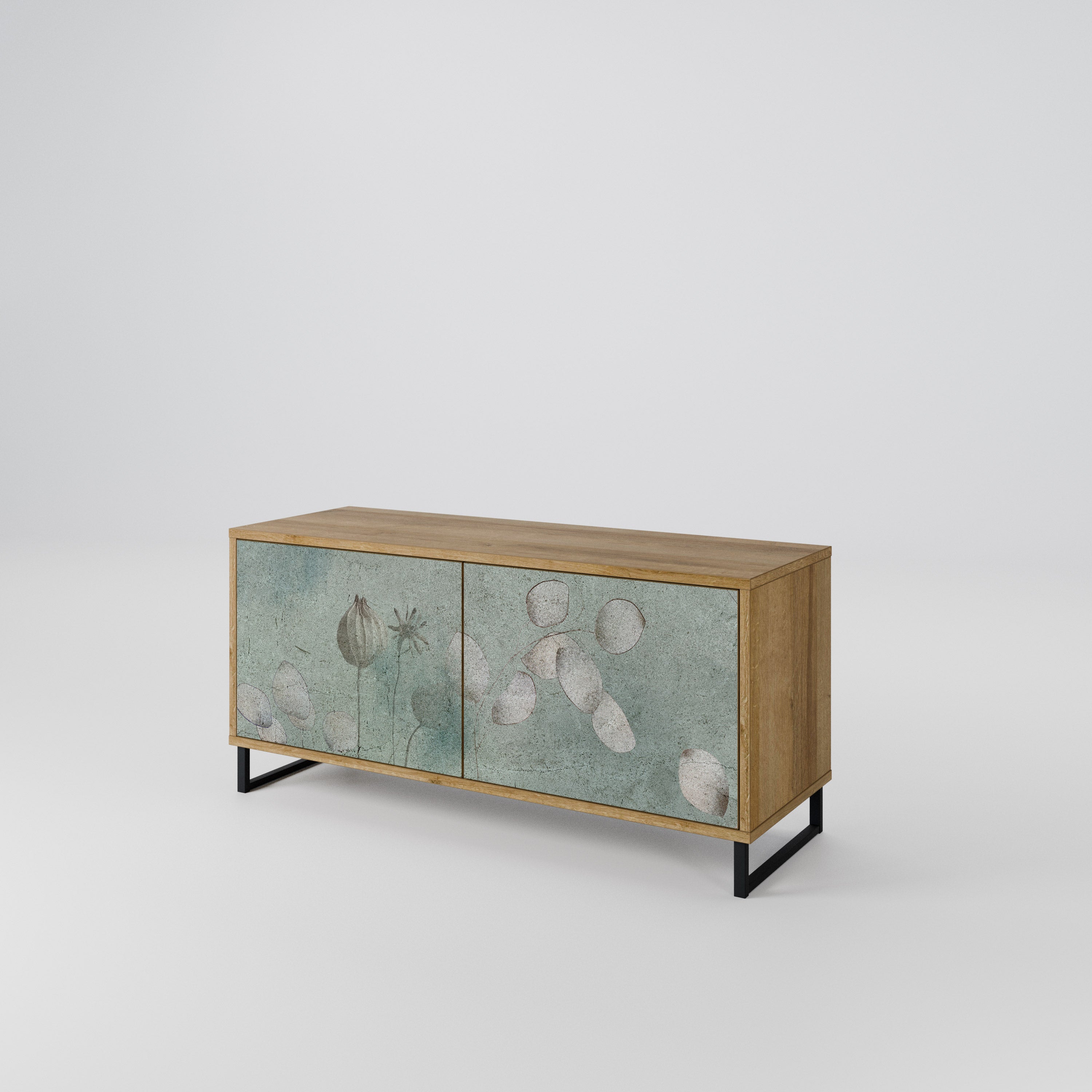 NIGHT LADY Compact 2-Door TV Cabinet