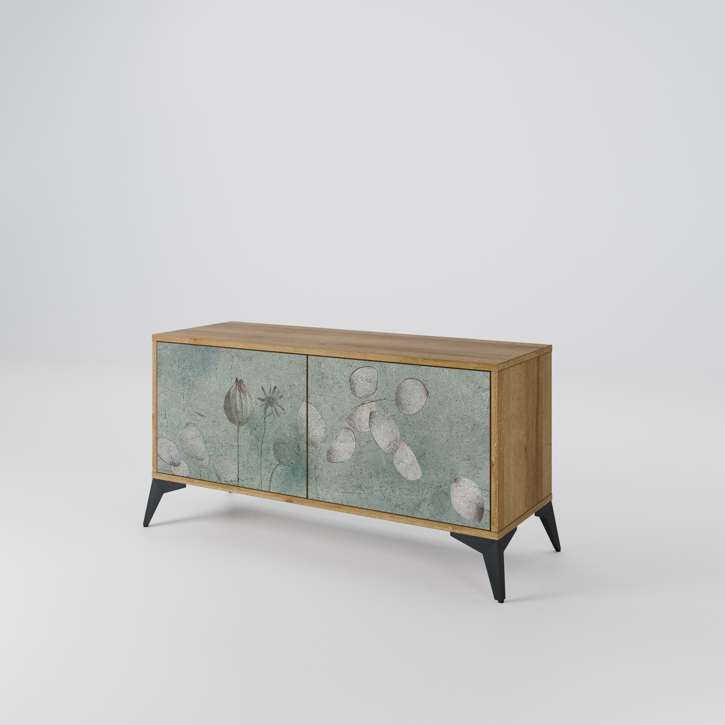 NIGHT LADY Compact 2-Door TV Cabinet