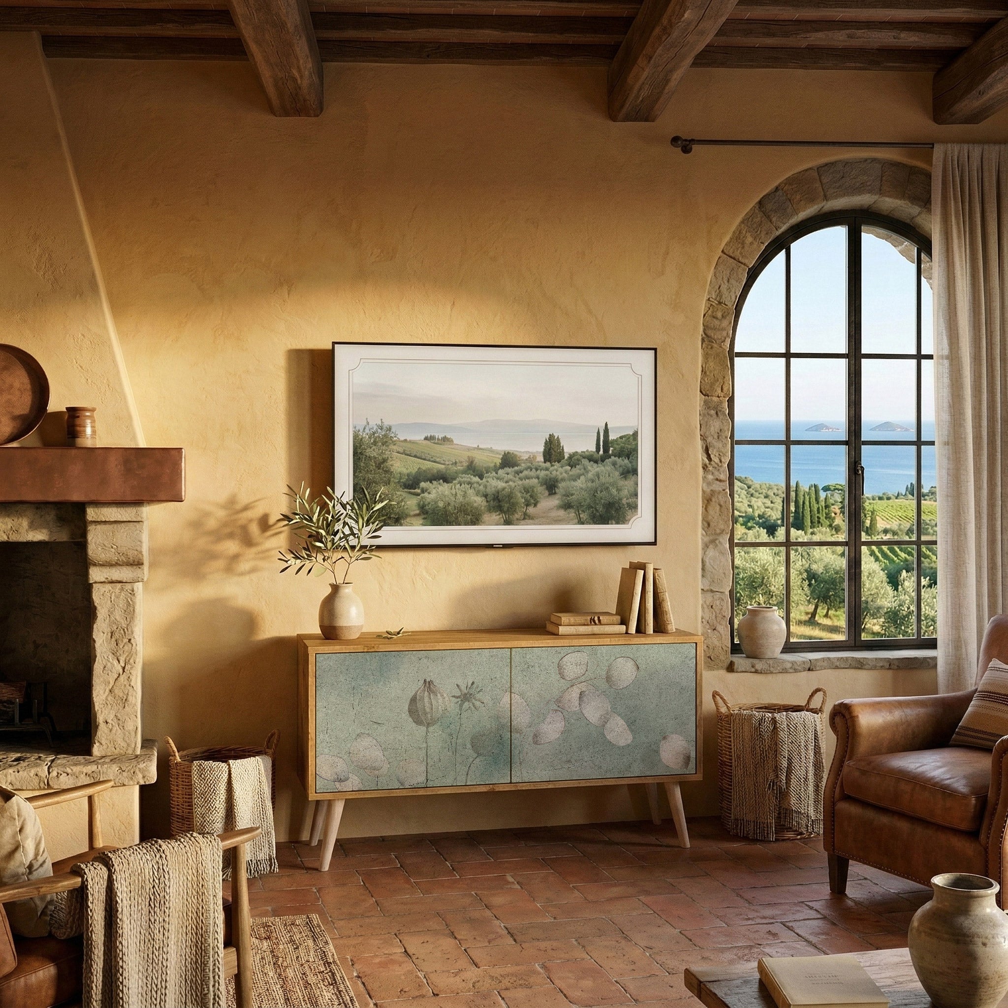 NIGHT LADY Compact 2-Door TV Cabinet