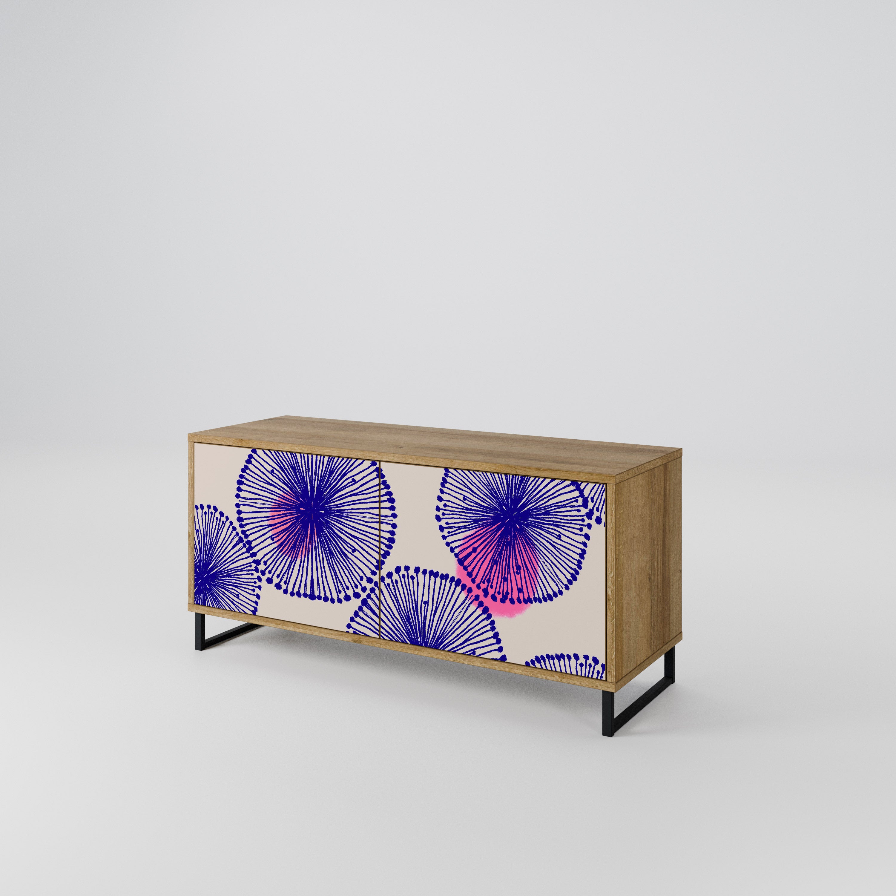 MAGIC NATURE Compact 2-Door TV Cabinet