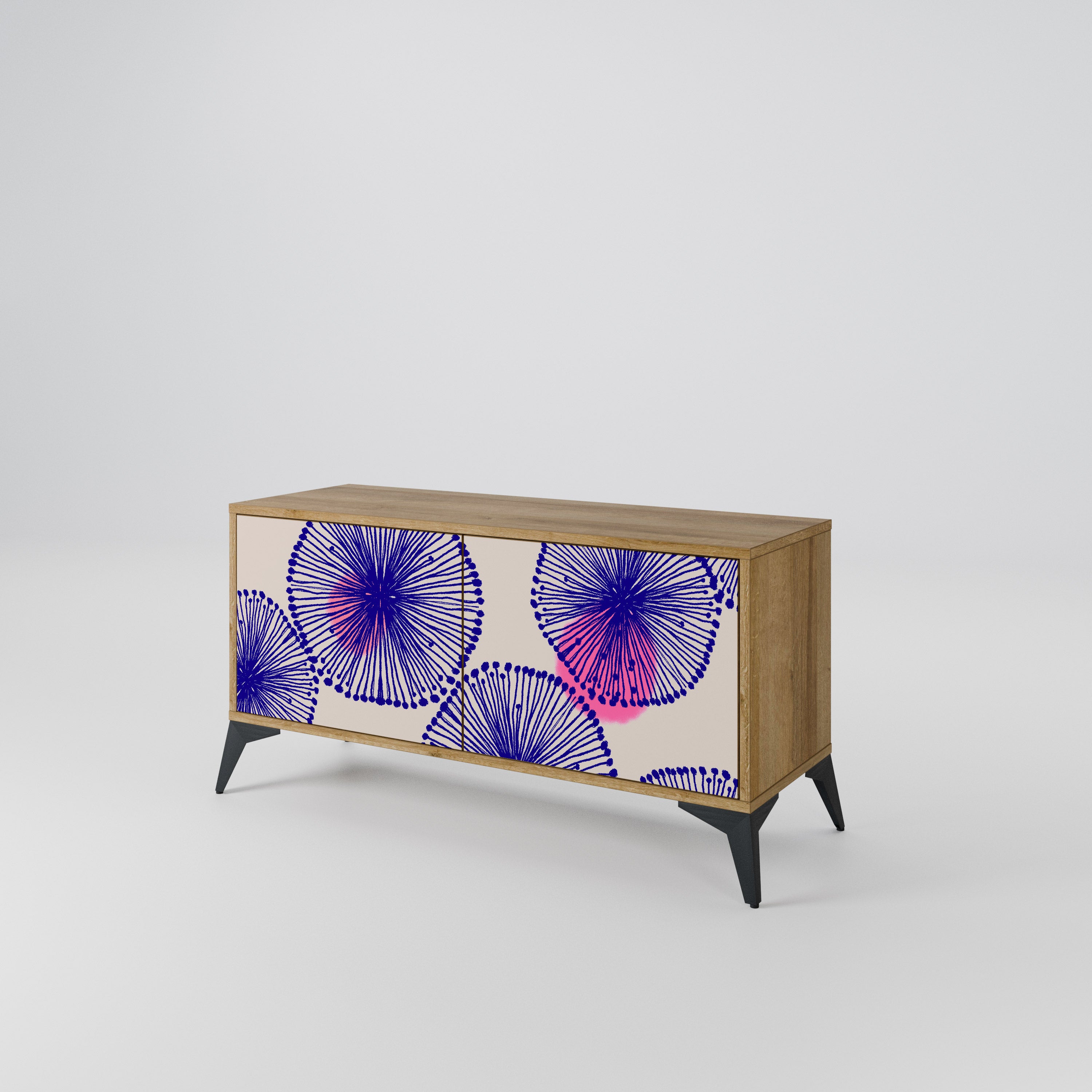 MAGIC NATURE Compact 2-Door TV Cabinet