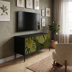 TROPICAL BEAUTY Compact 2-Door TV Cabinet