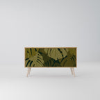 TROPICAL BEAUTY Compact 2-Door TV Cabinet