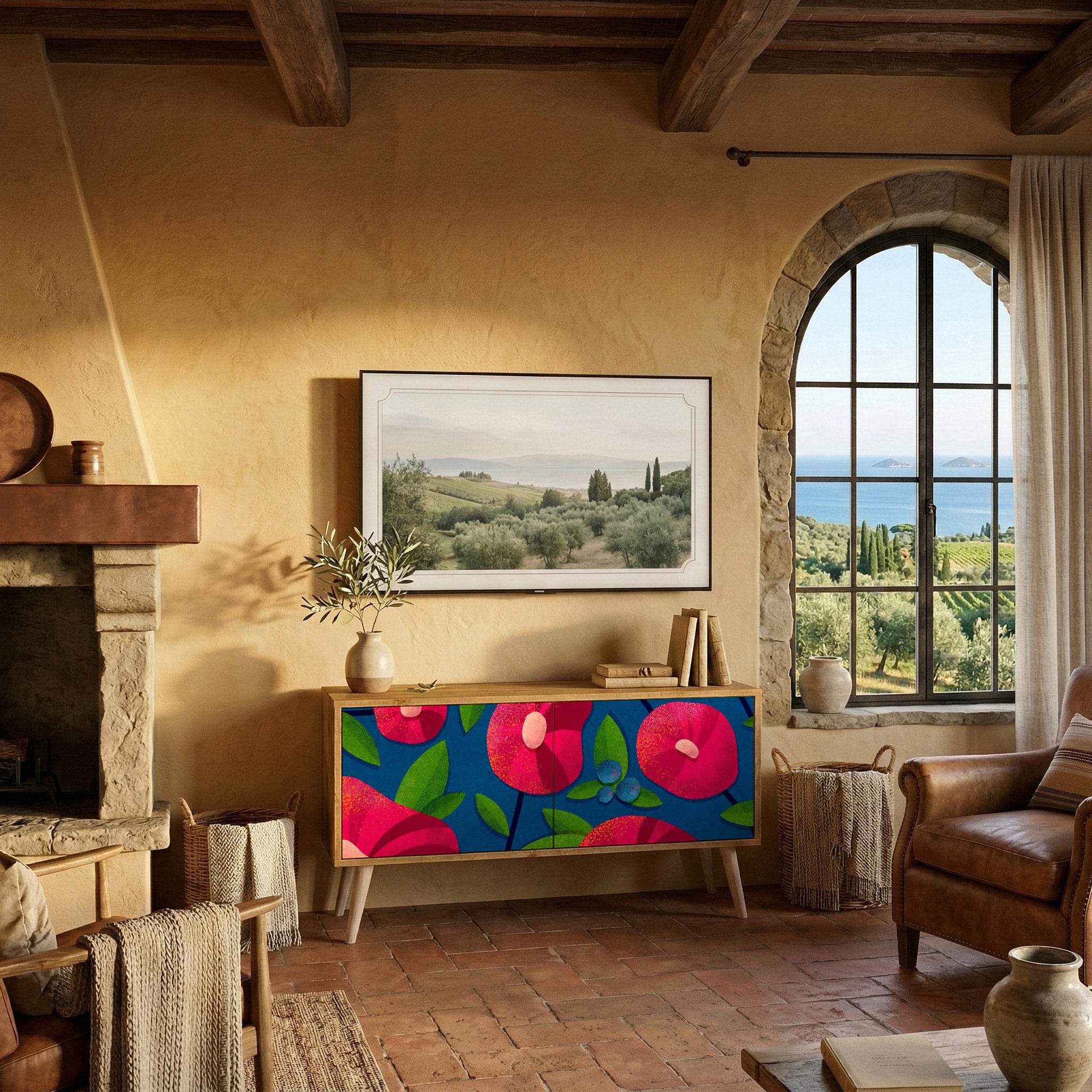 SPRING THOUGHTS Compact 2-Door TV Cabinet