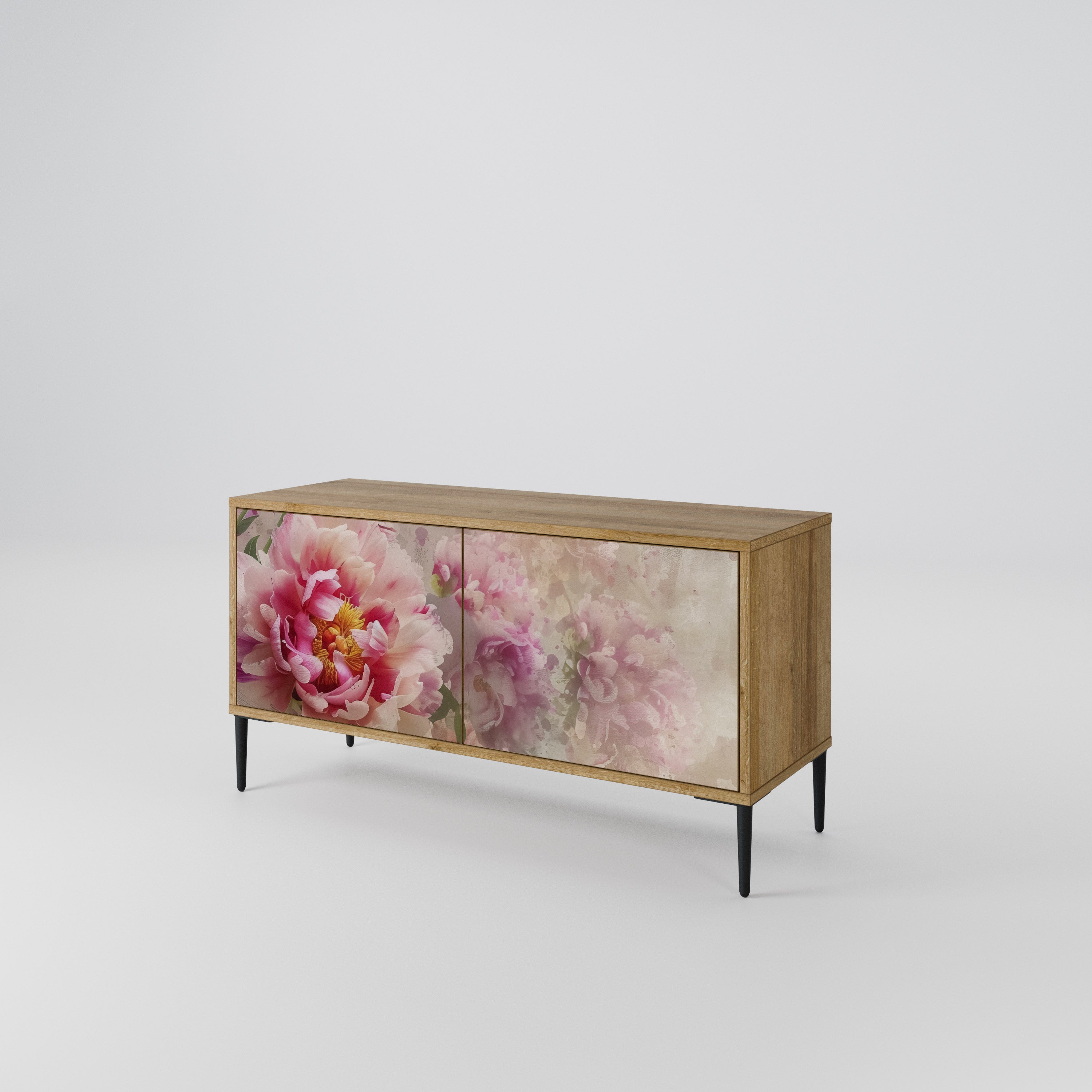 PEONY WHISPER Compact 2-Door TV Cabinet