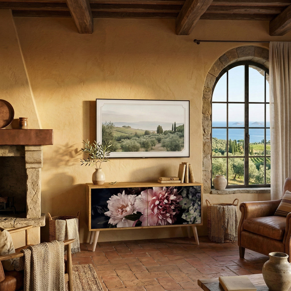 PURE BLOSSOM Compact 2-Door TV Cabinet