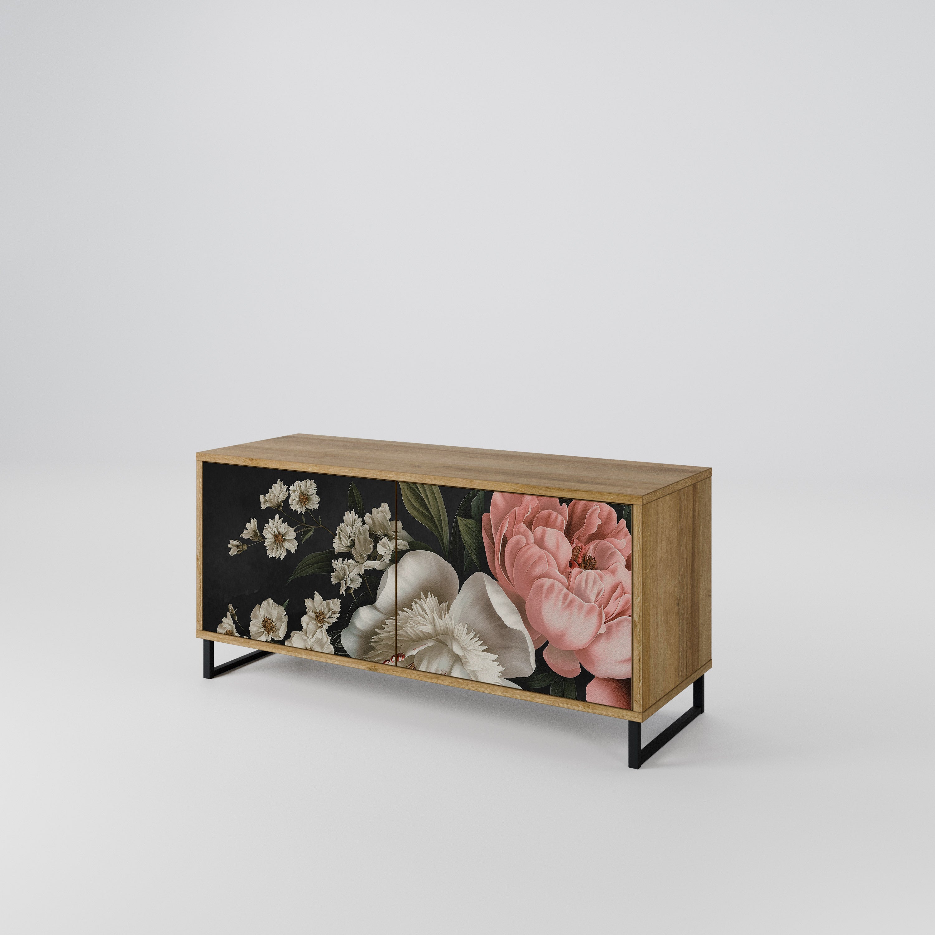 LUSH ELEGANCE Compact 2-Door TV Cabinet