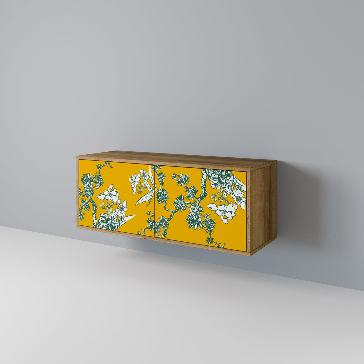 YELLOW CHINOISERIE Συμπαγές έπιπλο τηλεόρασης 2-θυρών