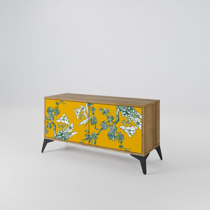 YELLOW CHINOISERIE Συμπαγές έπιπλο τηλεόρασης 2-θυρών