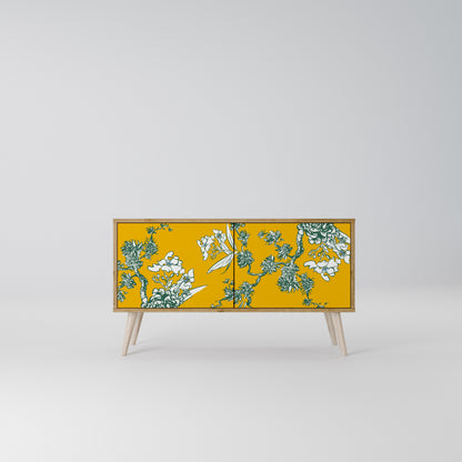YELLOW CHINOISERIE Συμπαγές έπιπλο τηλεόρασης 2-θυρών