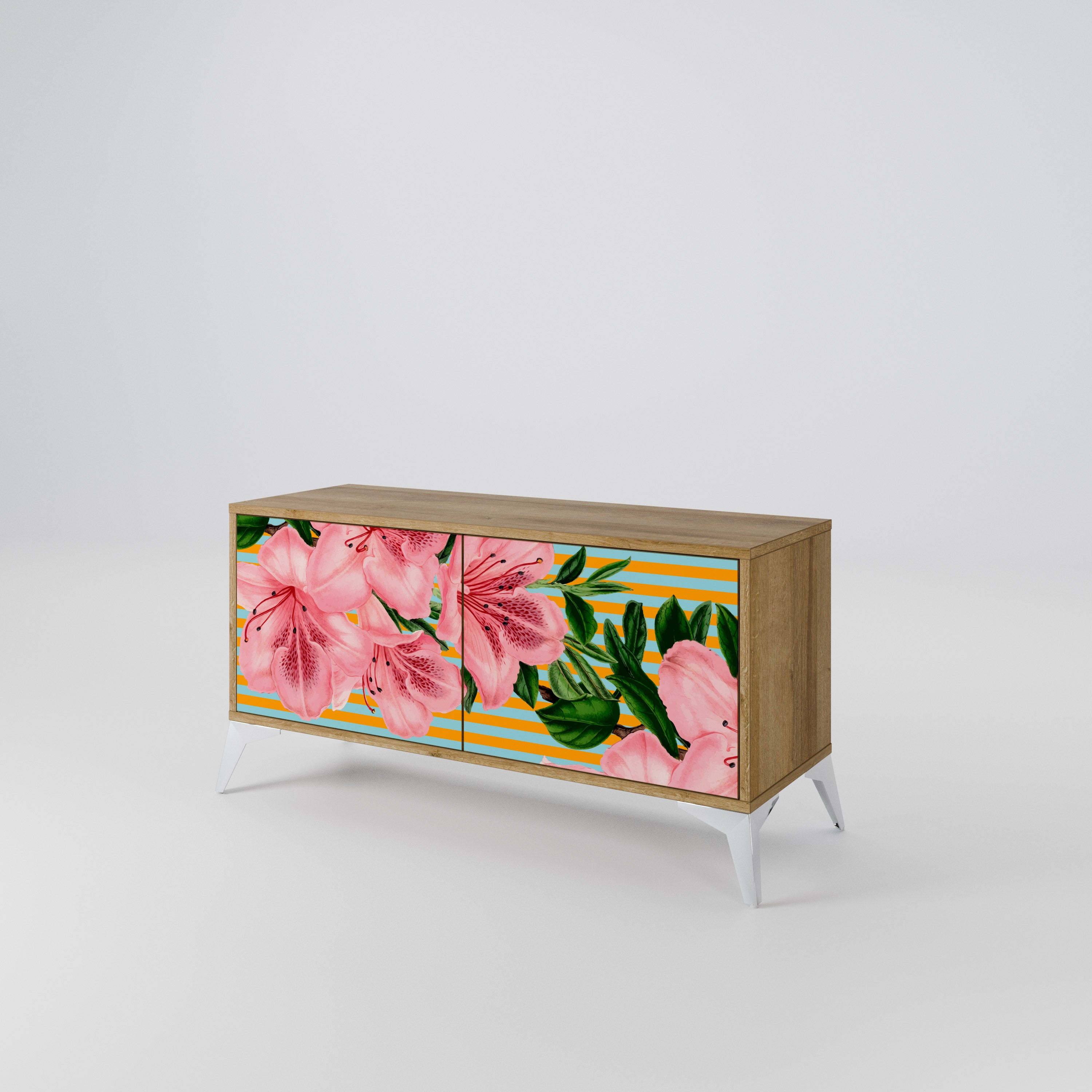 FRAGILE BEAUTY Compact 2-Door TV Cabinet