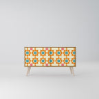 FLORAL DECOR Συμπαγές έπιπλο τηλεόρασης 2-θυρών