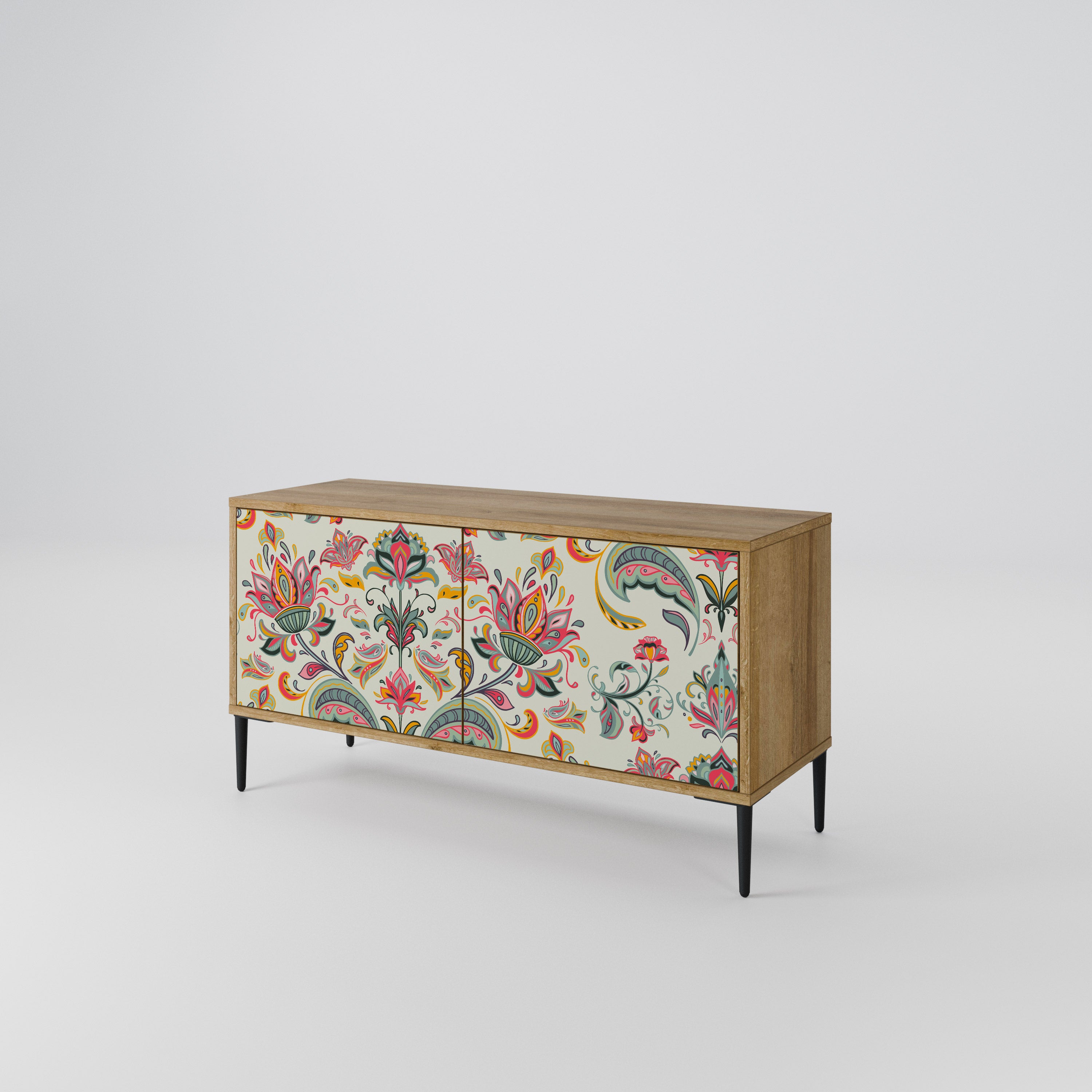 ORGANIC FOLKLORE Compact 2-Door TV Cabinet