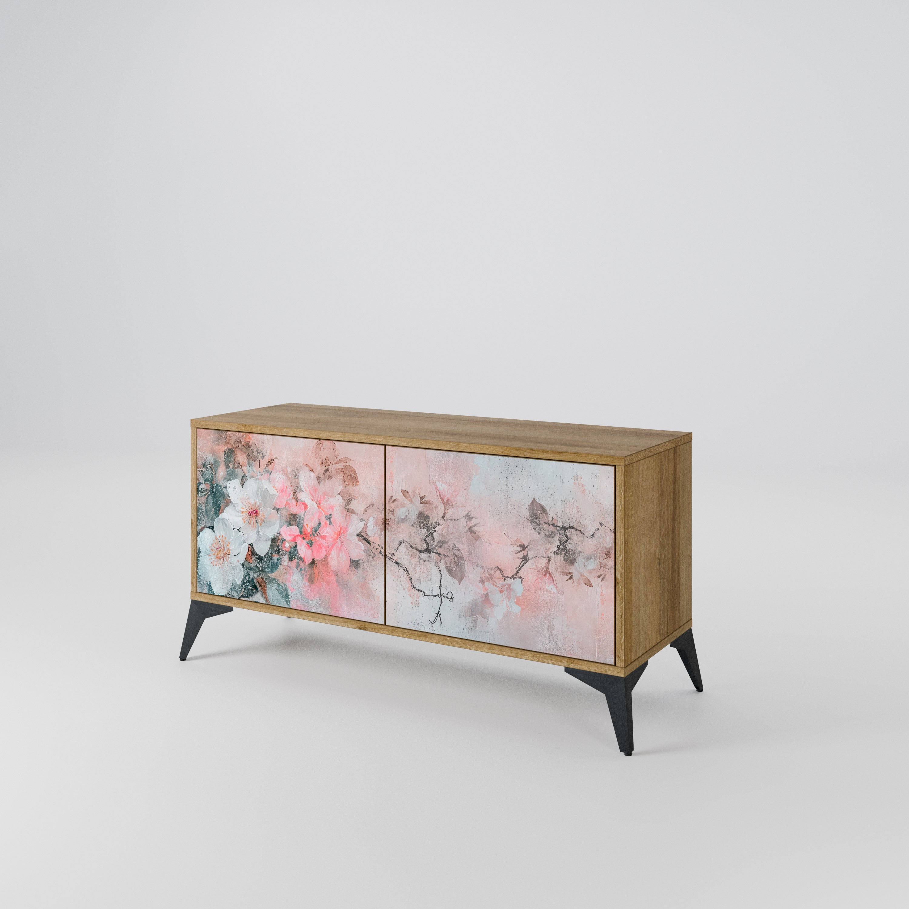 CHERRY BLOSSOM Compact 2-Door TV Cabinet