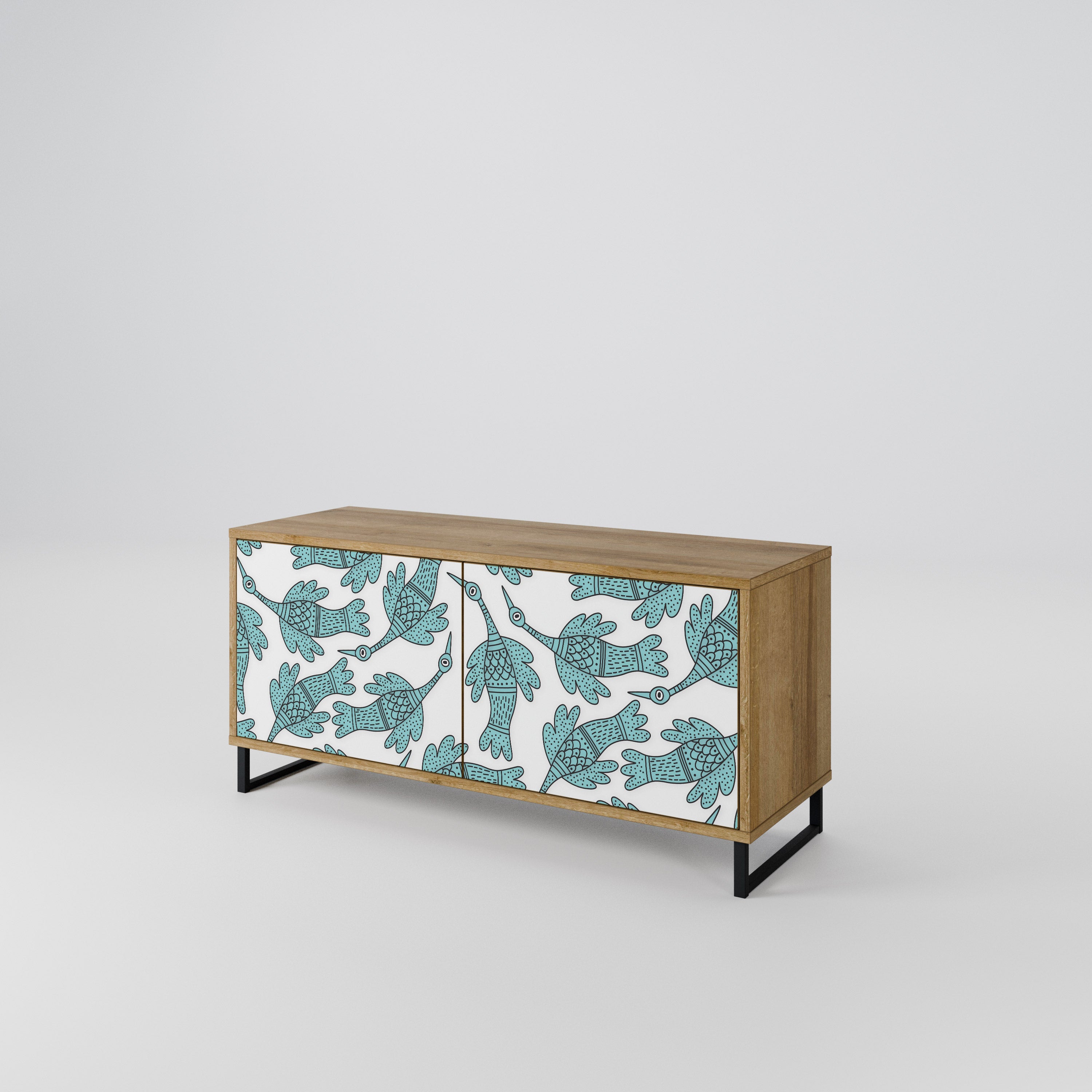 WATERSPOUT SONGIBIRD Compact 2-Door TV Cabinet