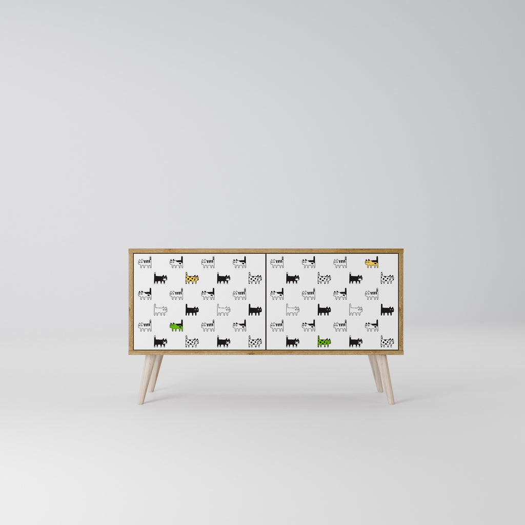 CATS COMPILATION Συμπαγές έπιπλο τηλεόρασης 2-θυρών