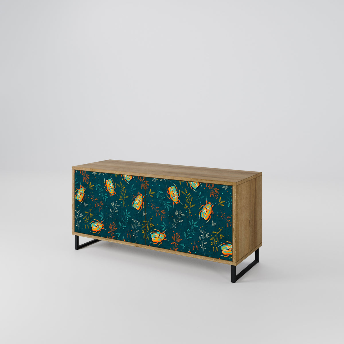 AUTUMN INSECTS Compact 2-Door TV Cabinet