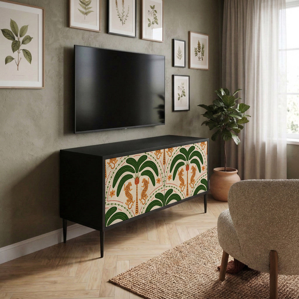 DANCING PREDATORS Συμπαγές έπιπλο τηλεόρασης 2-θυρών