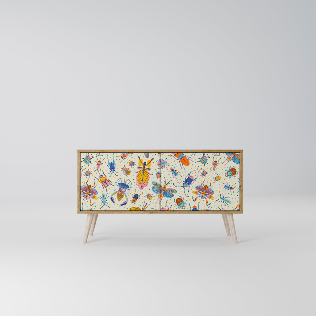 COLORFUL INSECTS Συμπαγές έπιπλο τηλεόρασης 2-θυρών