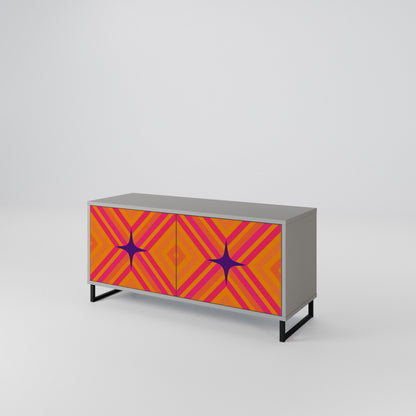 GEOMETRIC BRILLIANCE Συμπαγές έπιπλο τηλεόρασης 2-θυρών
