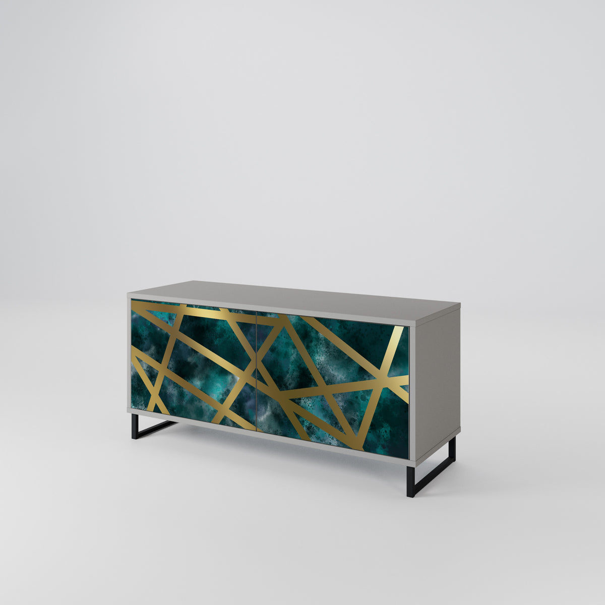 THE LABYRINTH OF GOLD Συμπαγές έπιπλο τηλεόρασης 2-θυρών