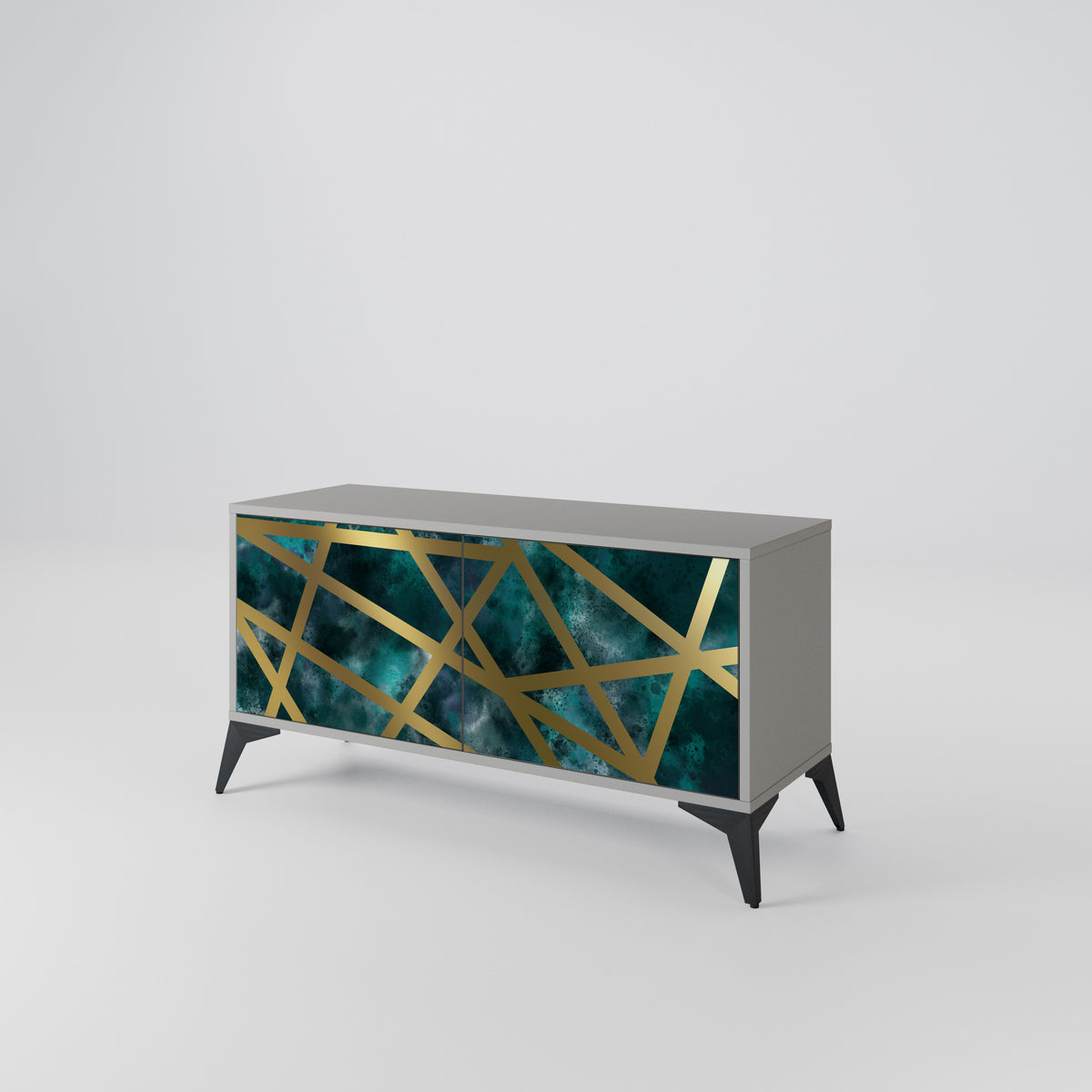 THE LABYRINTH OF GOLD Συμπαγές έπιπλο τηλεόρασης 2-θυρών