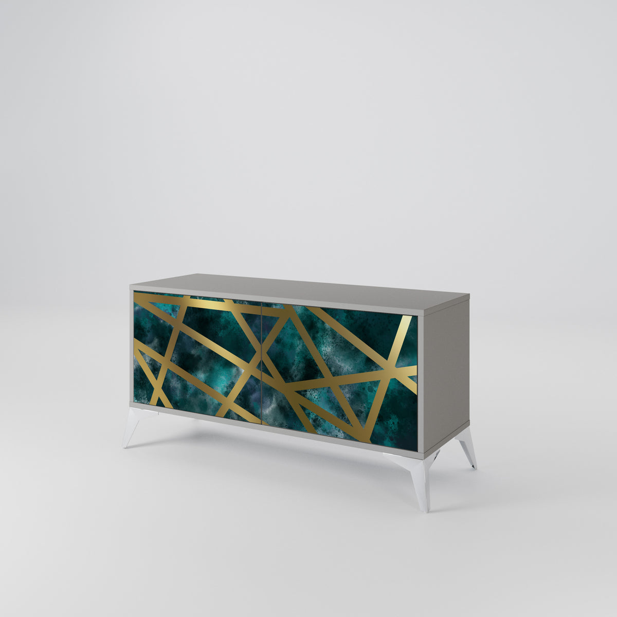 THE LABYRINTH OF GOLD Συμπαγές έπιπλο τηλεόρασης 2-θυρών